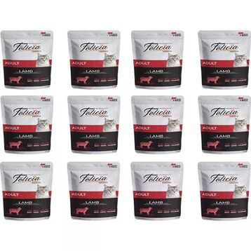 Felicia Pouch Kuzu Etli Tahılsız 85 gr Kedi Yaş Maması