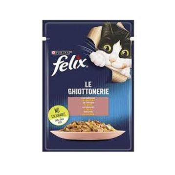 Felix 10x85 gr Somon Balıklı Yetişkin Kedi Konservesi