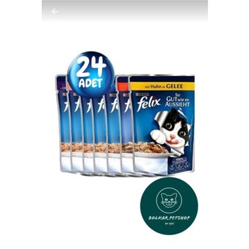 Felix 24'lü Karışık Yaş Kedi Maması