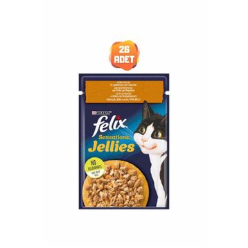 Felix 26x85 gr Havuçlu ve Tavuklu Jöle İçinde Konserve