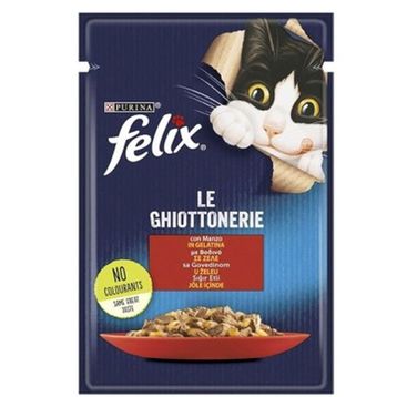 Felix 3x85 gr Sığır Etli Kedi Konservesi