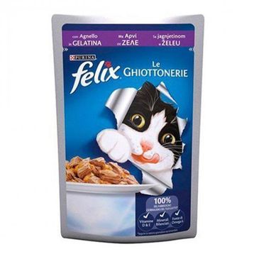 Felix Adult Pouch Kuzu Etli 85 gr 20'li Kedi Maması