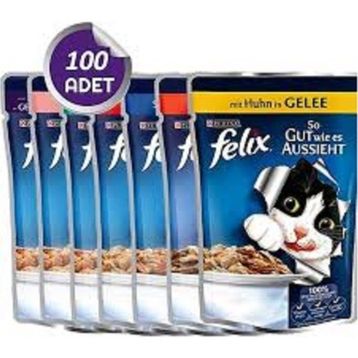 Felix Karışık 100x85 gr Kedi Konservesi