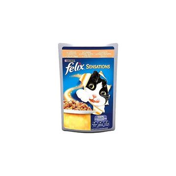 Felix Sensatıons Somonlu ve Karidesli 12x100 gr Kuru Kedi Maması