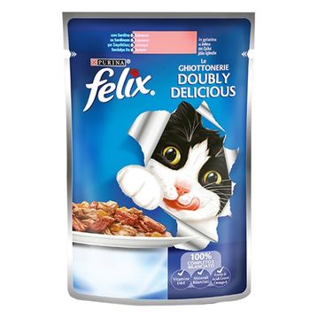 Felix Somonlu Sardalyalı 20x100 gr Kedi Konservesi