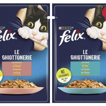 Felix Somonlu ve Ton Balıklı Pouch 80 x 85 gr Yetişkin Kedi Yaş Mama Konserve