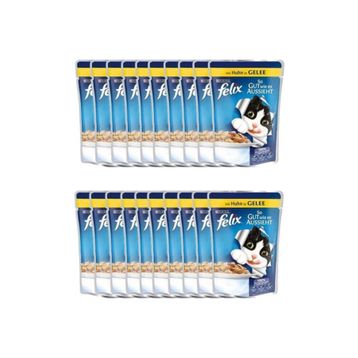 Felix Tavuklu Pouch 20x100 gr Kedi Maması