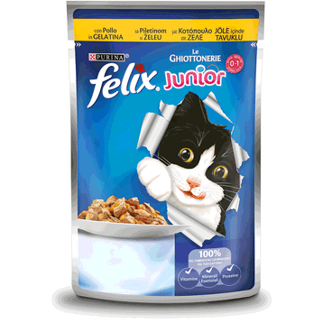 Felix Tavuklu Yaş 5x100 gr Kedi Maması