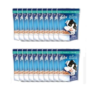felix Ton Balıklı Yetişkin 20x100 gr Kedi Konservesi