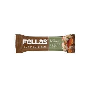Fellas 30 gr Dört Tohumlu Kuruyemiş Bar
