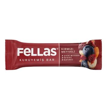 Fellas 30 gr Kırmızı Meyveli Kuruyemiş Bar