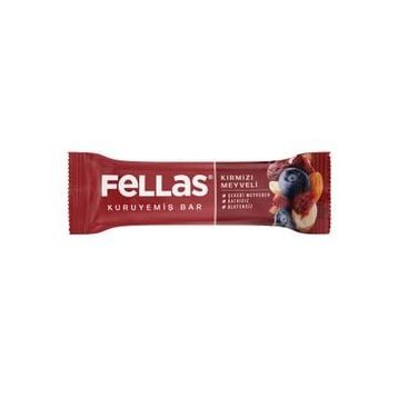 Fellas 30 gr Kırmızı Meyveli Kuruyemiş Bar