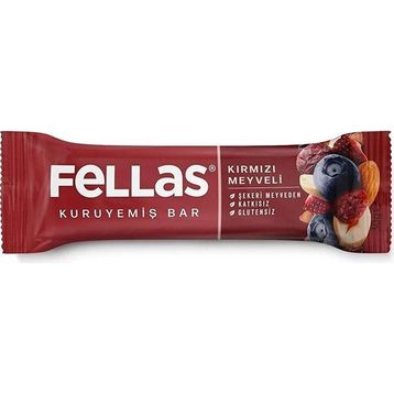 Fellas 30 gr Kırmızı Meyveli Kuruyemiş Bar