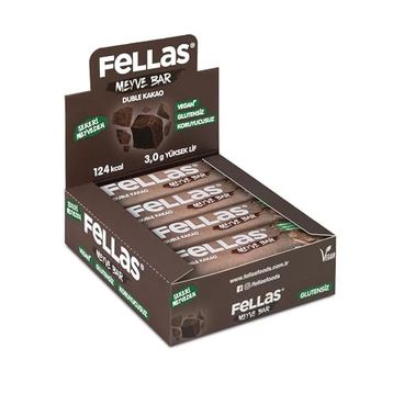 Fellas 35 gr Duble Kakaolu Meyve Bar (12 adet)