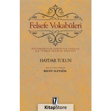 Felsefe Vokabüleri - Haydar Tolun