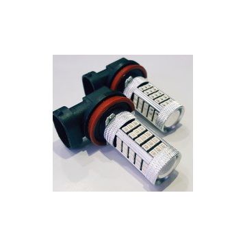 Femex 2835 Chip Mavi Renk Mercekli 66 Ledli H8/11- 9W- Sis Farları İçin Led Ampul