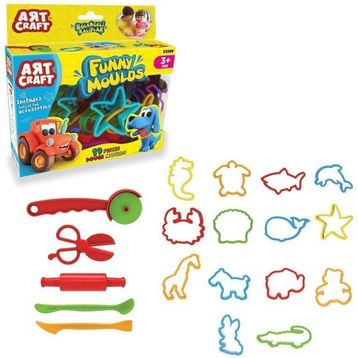 Fen Toys 03299 Art Craft 19 Parça Eğlenceli Kalıplar Oyun Hamuru