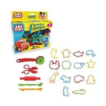 Fen Toys 03299 Art Craft 19 Parça Eğlenceli Kalıplar Oyun Hamuru