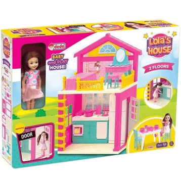 Fen Toys 03661 +3 Yaş Dede Lolanın 2 Katlı Evi