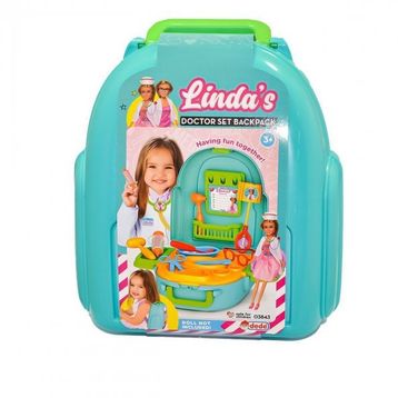 Fen Toys 03843 Linda'nın Doktor Set Sırt Çantası Oyun Seti