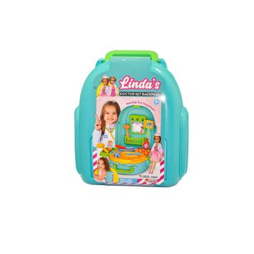 Fen Toys 03843 Linda'nın Doktor Set Sırt Çantası Oyun Seti
