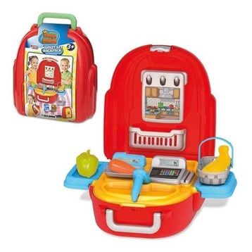 Fen Toys 03908 Kral Şakir Market Set Sırt Çantası Çocuk Oyun Seti