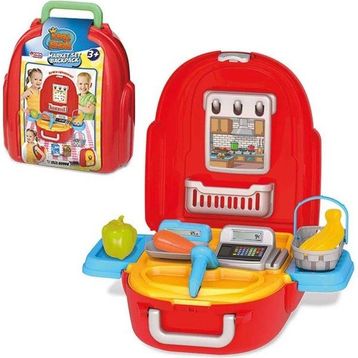 Fen Toys 03908 Kral Şakir Market Set Sırt Çantası Çocuk Oyun Seti