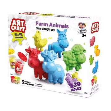 Fen Toys 03993 Art Craft Çiftlik Hayvanları 168 GR Oyun Hamur Set