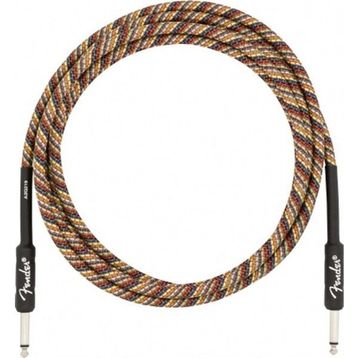 Fender 10' Festival Pure Hemp Rainbow 3 m Enstrüman Kablosu
