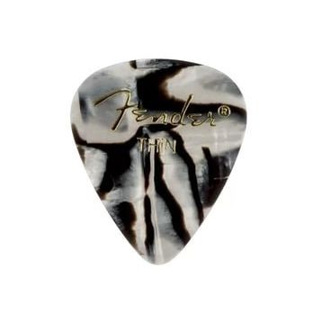 Fender 351 Shape Classic/Premium Celluloid Picks White Thin Pena