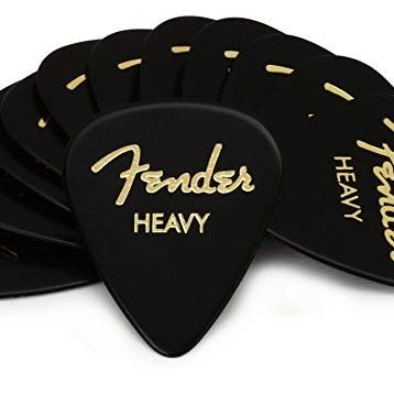 Fender 351 Shape Classic/Premium Celluloid Picks White Thin Pena