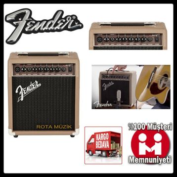 Fender ACOUSTASONİC 15 Gitar Amfisi
