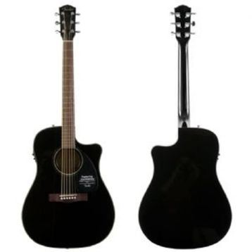 Fender CD-60SCE Black Elektro Akustik Gitar