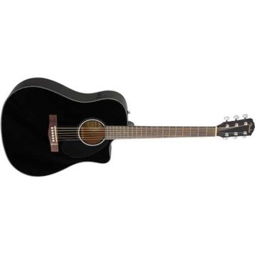 Fender CD-60SCE Black Elektro Akustik Gitar