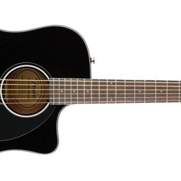 Fender CD-60SCE Black Elektro Akustik Gitar