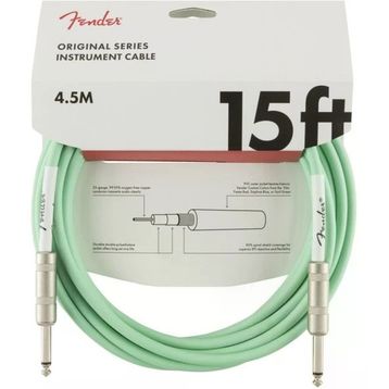 Fender Original 4.5 m Yeşil Gitar Kablosu
