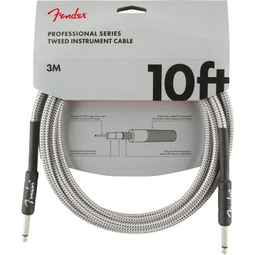 Fender Pro Inst White Tweed 10 3 m Gitar Kablosu