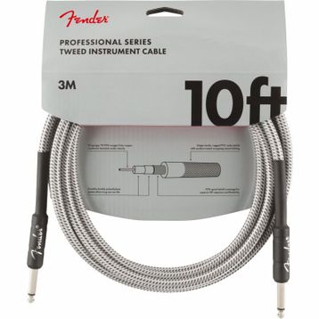 Fender Pro Inst White Tweed 10 3 m Gitar Kablosu