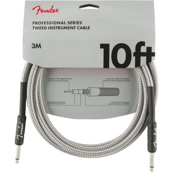 Fender Pro Inst White Tweed 10 3 m Gitar Kablosu