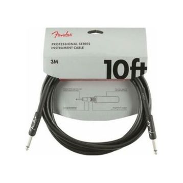 Fender Professional 3 m Düz Siyah Enstrüman Kablosu