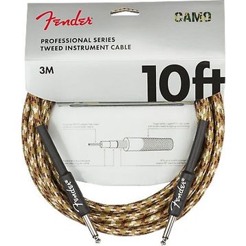 Fender Professional Düz/Düz Uçlu 3 m Desert Camo Enstrüman Kablosu