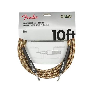 Fender Professional Düz/Düz Uçlu 3 m Desert Camo Enstrüman Kablosu