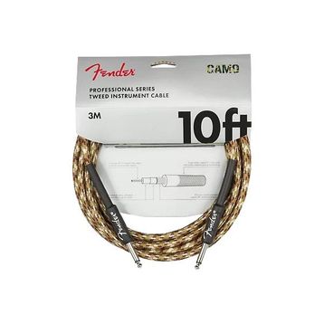 Fender Professional Düz/Düz Uçlu 3 m Desert Camo Enstrüman Kablosu