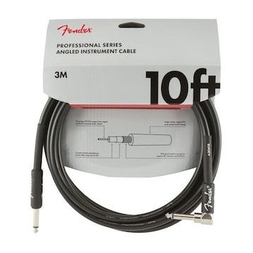 Fender Professional Düz/L Uç 3 m Siyah Enstrüman Kablosu