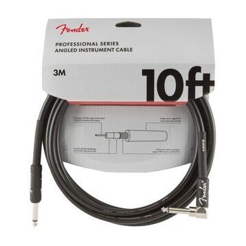 Fender Professional Düz/L Uç 3 m Siyah Enstrüman Kablosu