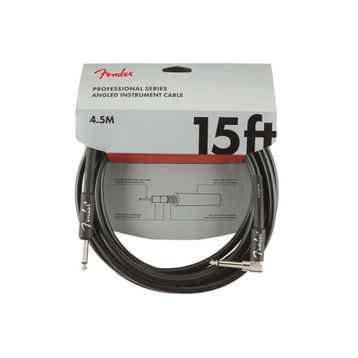 Fender Professional Düz/L Uç 4.5 m Siyah Enstrüman Kablo