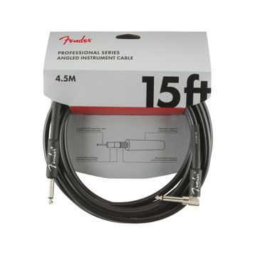 Fender Professional Düz/L Uç 4.5 m Siyah Enstrüman Kablo