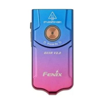 Fenix E03R V2.0 500 Lümen Mavi Pembe Anahtarlık Fener