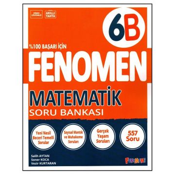 Fenomen 6. Sınıf Matematik B Soru Bankası