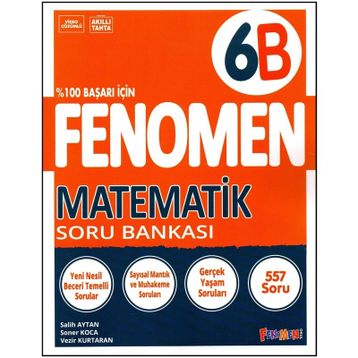 Fenomen 6. Sınıf Matematik B Soru Bankası